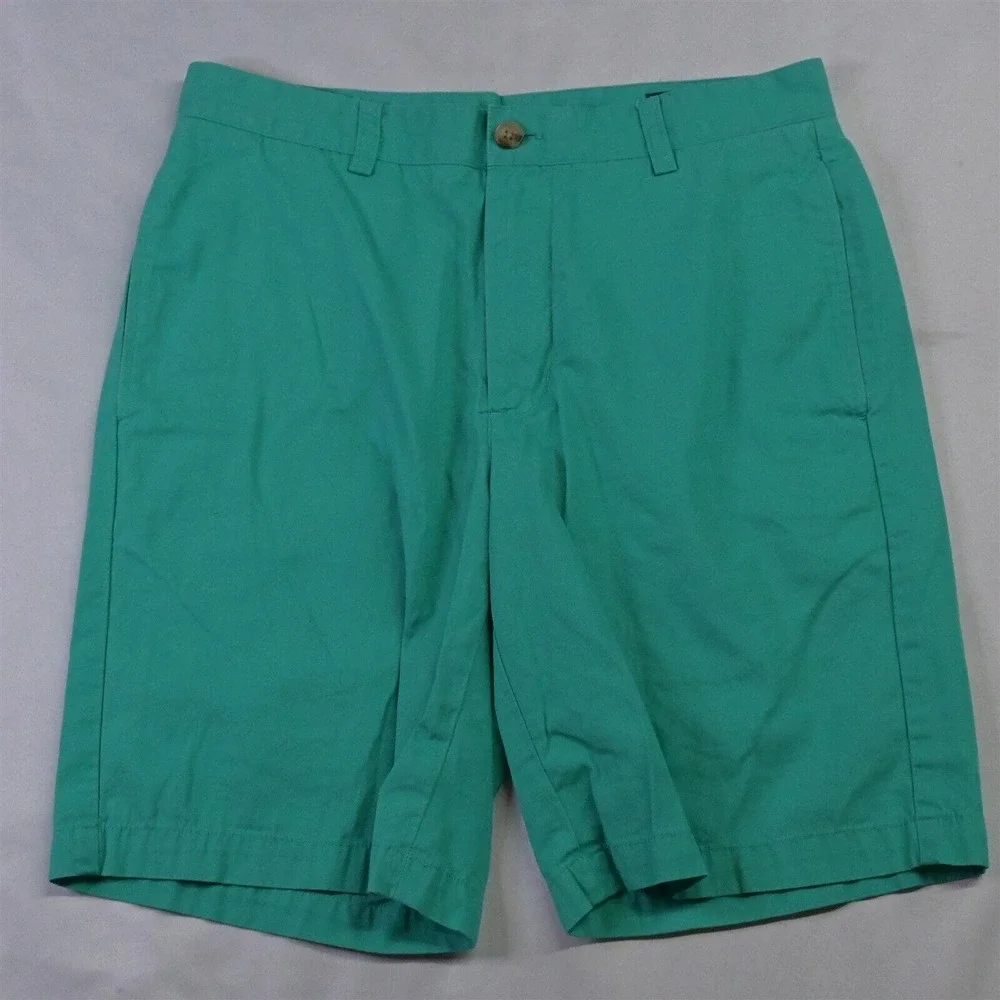 vineyard vines 30‎ x 9" Green Club Chino Shorts